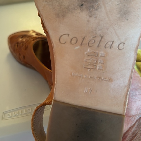 Cotelac Brown Leather Weave Sandals. 37 - Picture 8 of 9